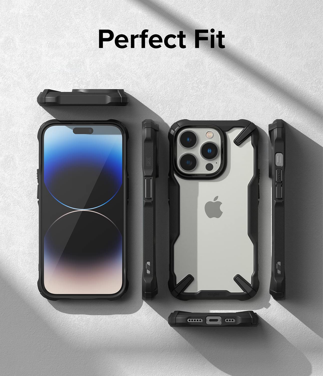 Apple iPhone 14 Pro Max Case Cover| Fusion-X Series| Black