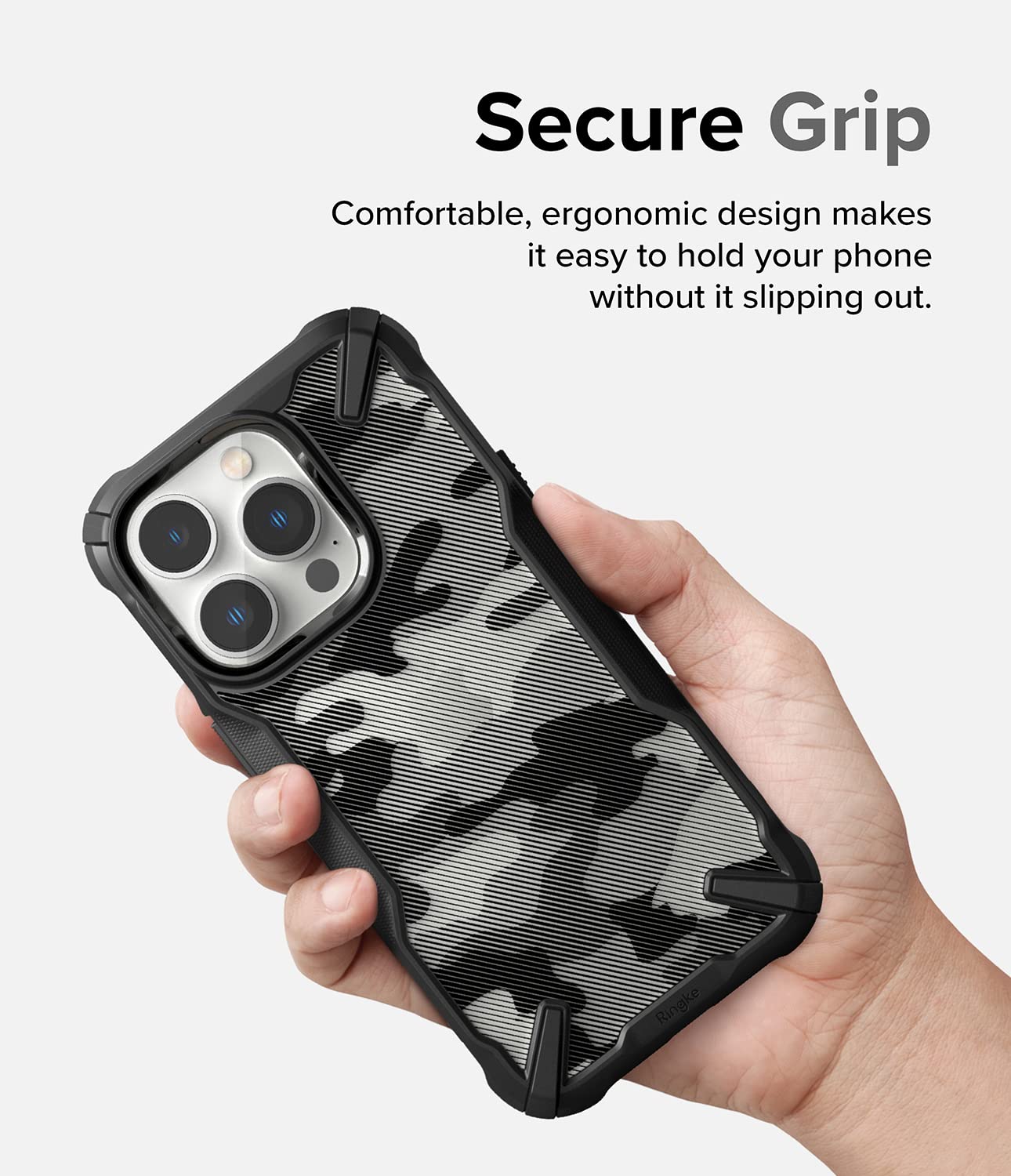 Apple iPhone 14 Pro Max Case Cover| Fusion-X Series| Camo Black