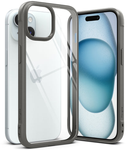 iPhone 15 Case Cover| Fusion Bold Series | Gray