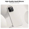 iPhone 15 Pro Case Cover | Liquid Silicone Series | Grey