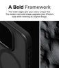 Ringke - iPhone 15 Pro Case Cover | Fusion Bold Magnetic Series | Matte Black