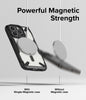 iPhone 15 Pro Case Cover |Fusion X Magnetic Series |Matte Black