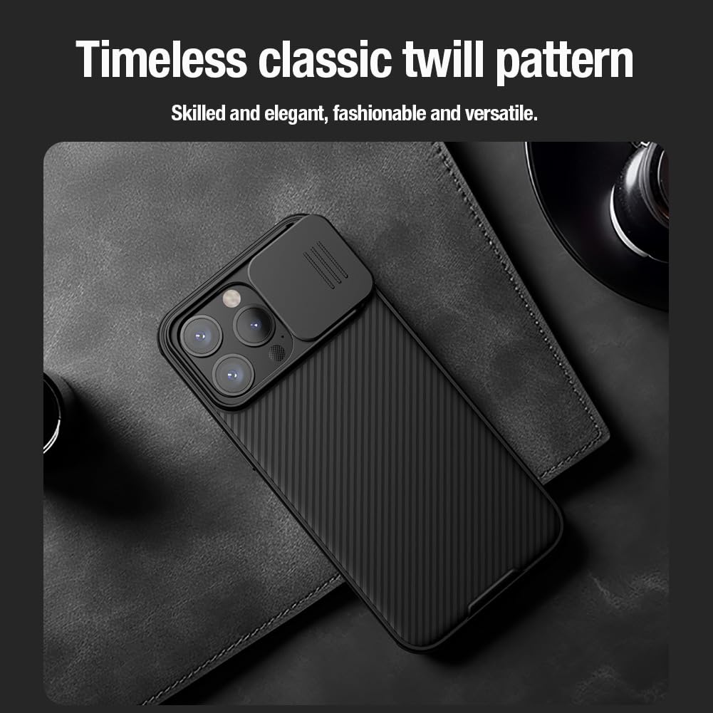 iPhone 15 Pro Max Case Cover | Camshield Pro Magnetic Series | Black