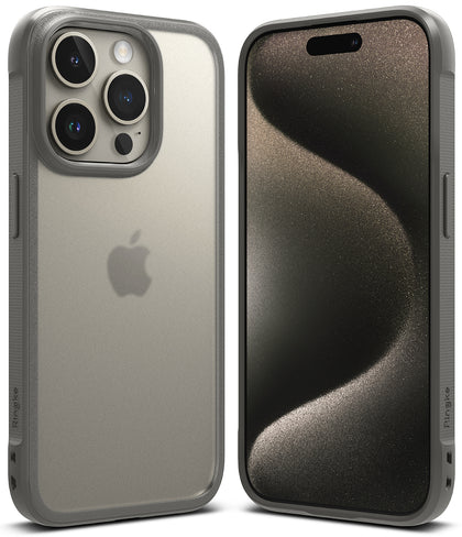 iPhone 15 Pro Max Case Cover| Fusion Bold Series | Matte Gray