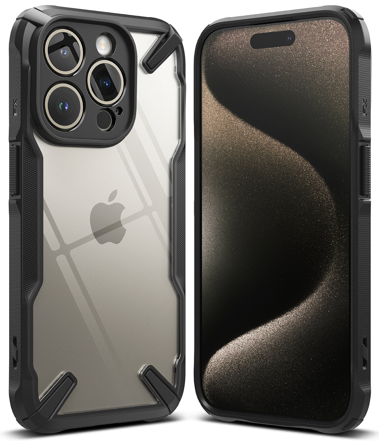 iPhone 15 Pro Max Case Cover| Fusion-X Series | Black