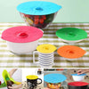 5 Pack Reusable Silicone Suction Lids Heat Resistant Microwave Cover for Food Covers Lids for Cups Bowls Plate Pots Pans BPA Free- Multi