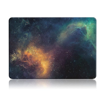 Macbook Hard Case For MacBook Air 13.6 inch Case 2024 2022 Release M3 A3113 A2681 M2 with Liquid Retina Display Touch ID Plastic Pattern Shell Protective Cover- Outer Space