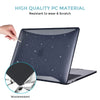 Glitter Bling Case for MacBook Pro 13.3 inch Case 2020- 2016 Release Model A1706 A1708 A1989 A2159 A2289 A2251 A2338 Laptop Hard Shell Cover Dark Blue