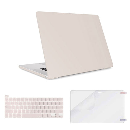 Matte Case For MacBook Pro 13 inch M2 2022-2016 A2338 M1 A2251 A2289 A2159 A1989 A1708 A1706 Case&Keyboard Skin&Screen Protector- Rock Grey