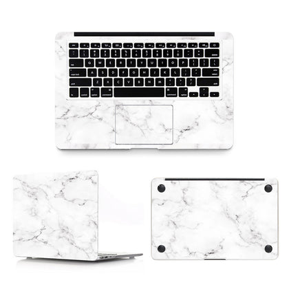 Vinyl Skin Decal Sticker For MacBook Pro 16 inch   2021 2022 A2485 Protective Decorative Anti-Scratch Cover  - Off-White Marble