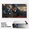 Android Projector |3500 Lumens/Screen Size upto 120 inch| Native Res 720P|Bluetooth Wifi Projectors
