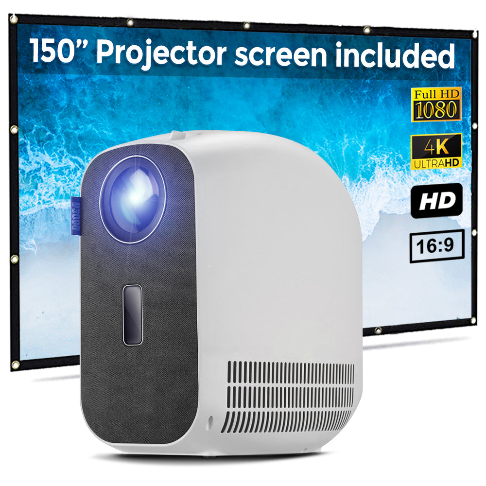 Full HD Projector 4K LED [Screen Size Up to 300