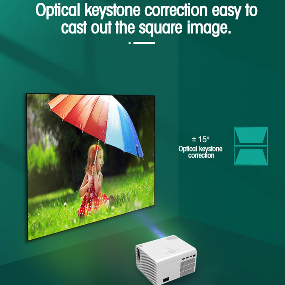 Video Projector |4500 Lumens/ Screen Size upto 200 inch|Native Res 1080P/Full HD Home Theater Portable Movie Projectors