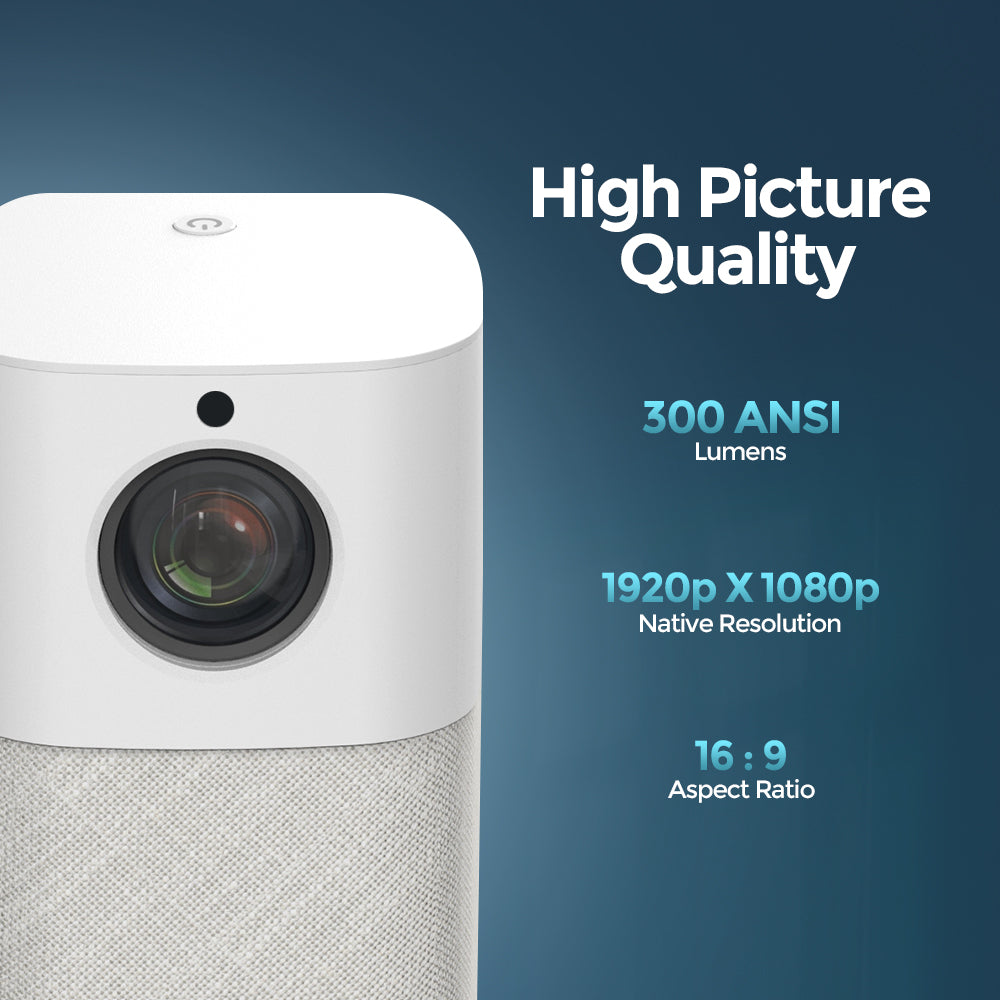 Android Projector |300 ANSI/Screen Size Upto 200