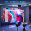 WiFi Portable Projector 150 ANSI Lumens Portable Outdoor Movie Projector with 200