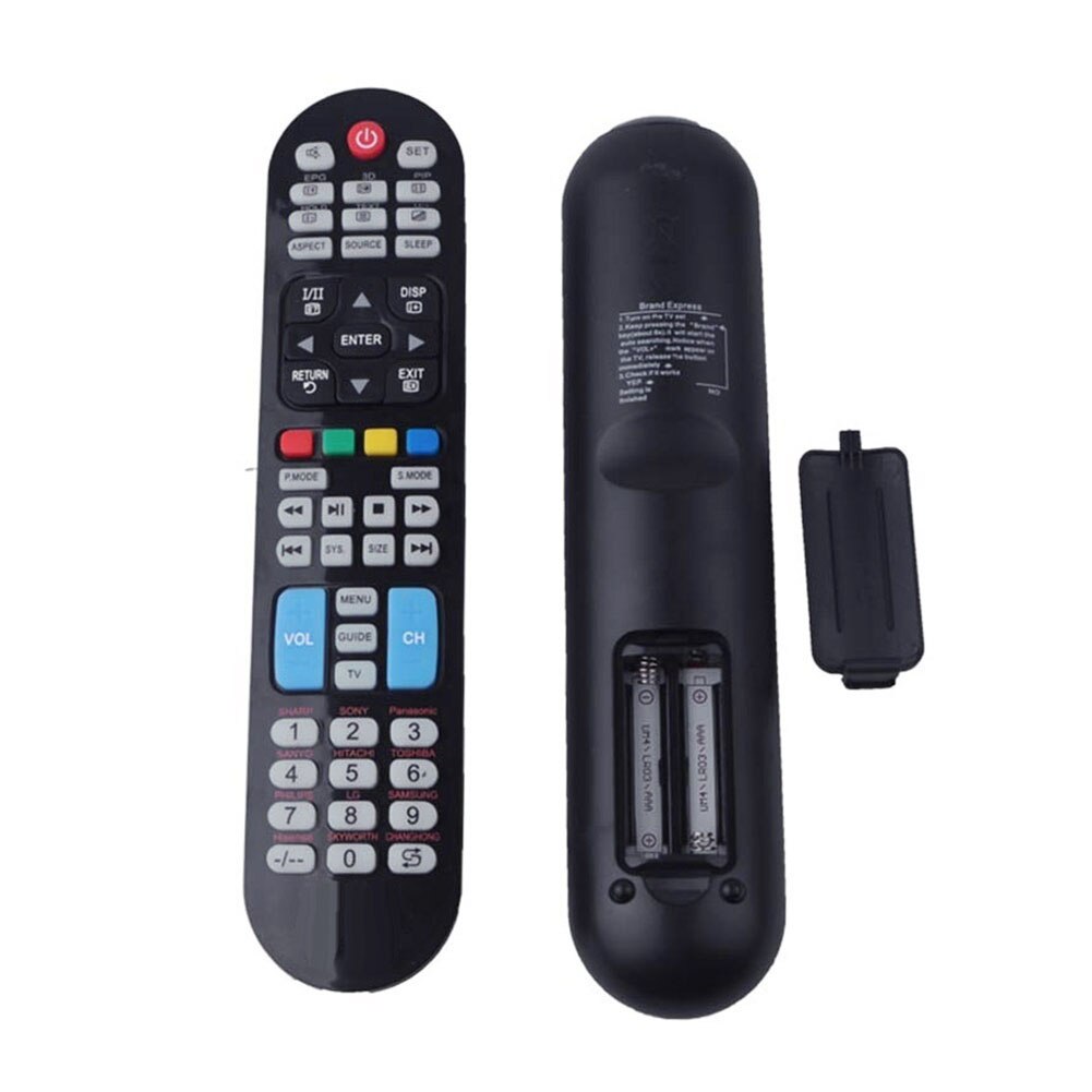 Universal Remote Control For Samsung TV, Replacement For all TV Remote LED LCD Plasma 3D Smart TVs For Sony TV, For LG TV -Black