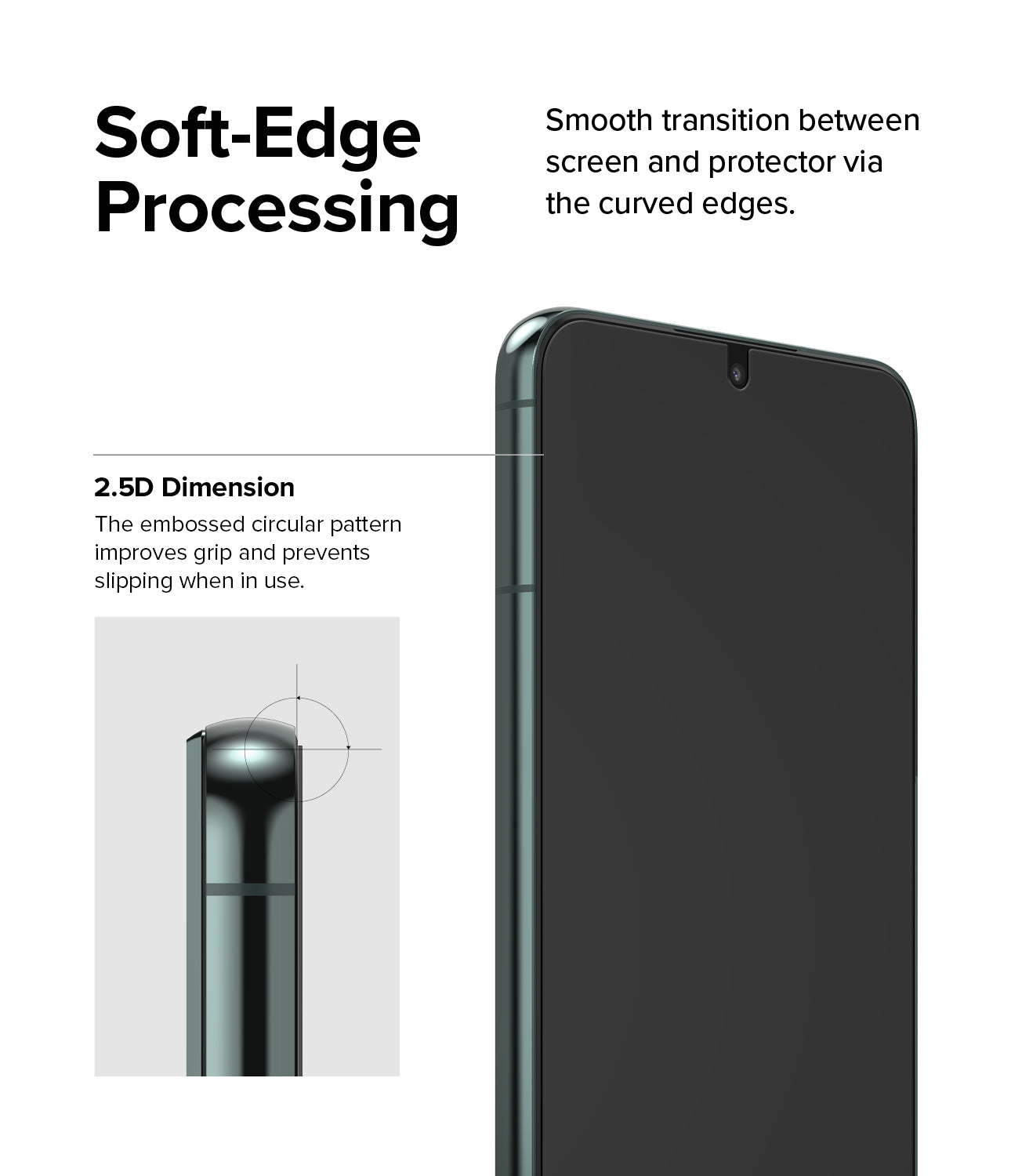 Samsung Galaxy S22 Screen Protector| Invisible Defender Full Coverage| 2 Pack