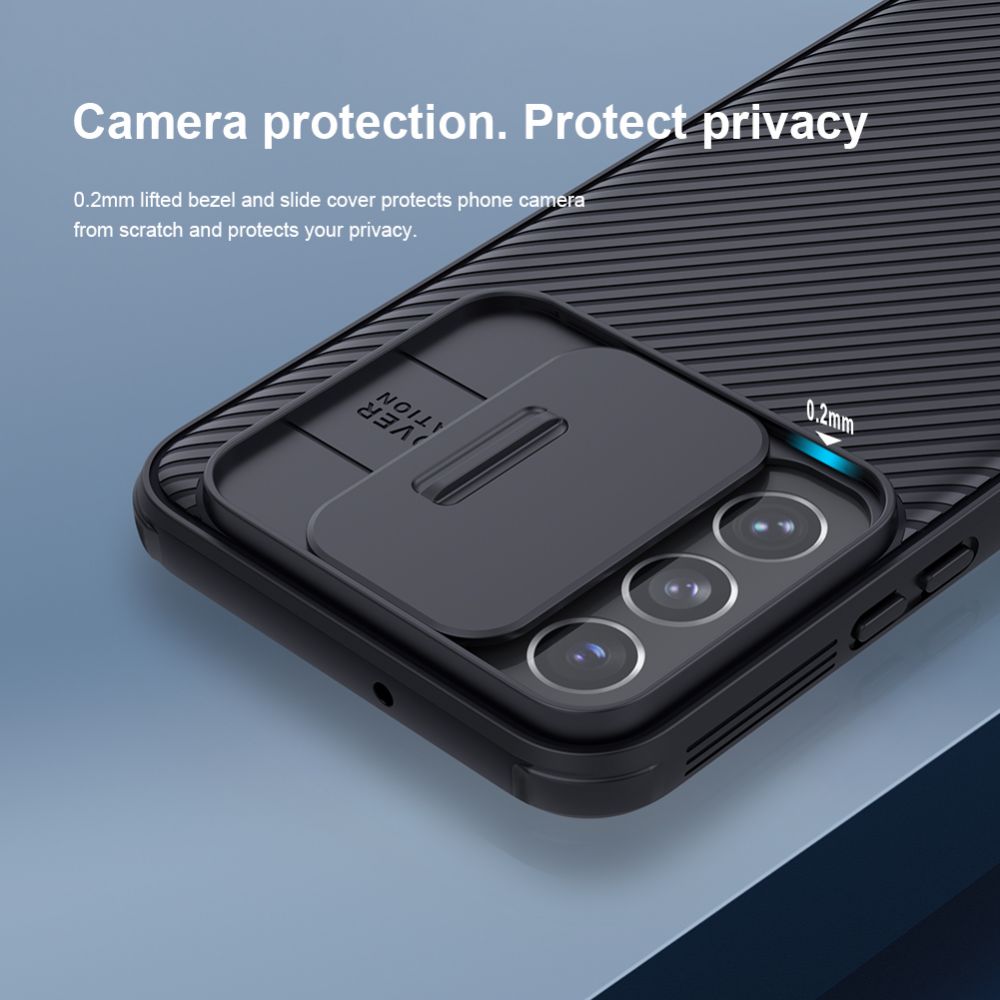 Samsung Galaxy S22 Plus Case | CamShield Pro Phone Cover | Blue