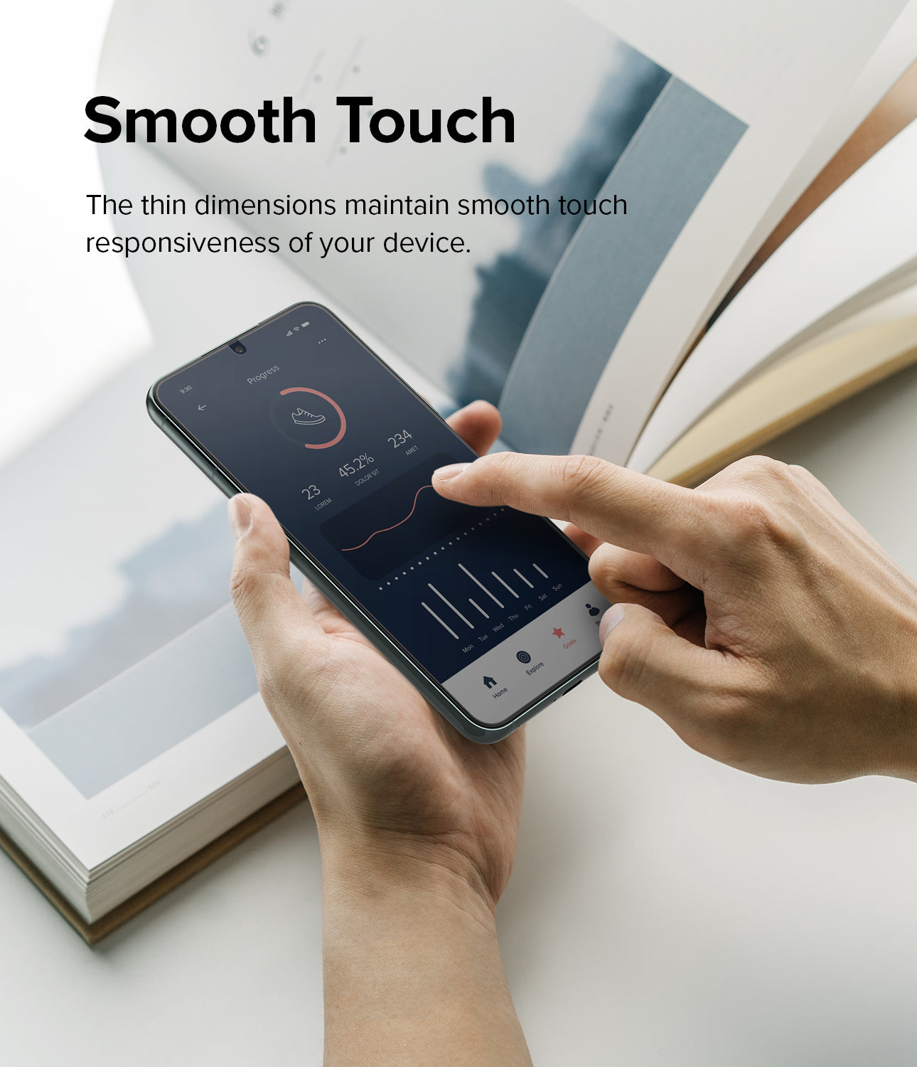 Samsung Galaxy S22 Plus Screen Protector| Full Cover Tempered Glass| 2 Pack