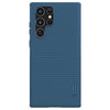 Samsung Galaxy S22 Ultra 5G Case | Super Frosted Shield Pro Hard Back Phone Cover | Blue