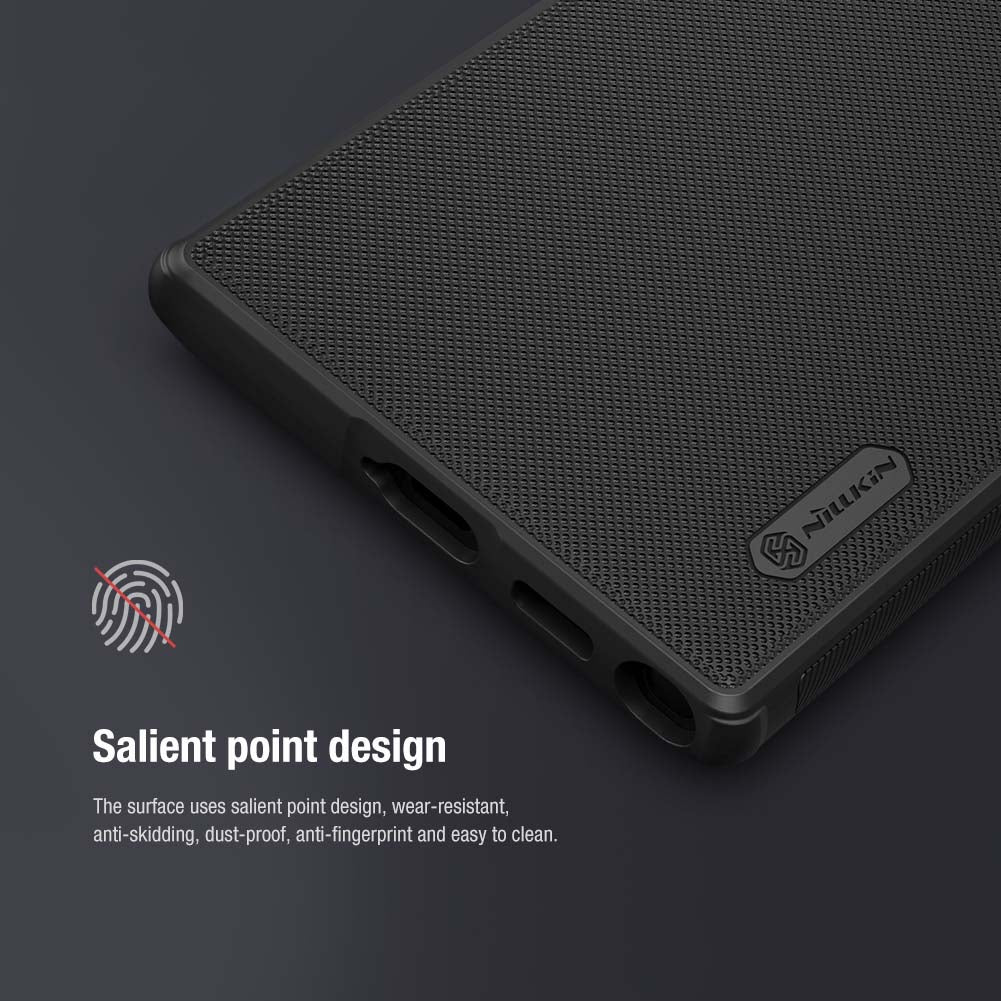 Samsung Galaxy S22 Ultra 5G Case | Super Frosted Shield Pro Hard Back Phone Cover | Black