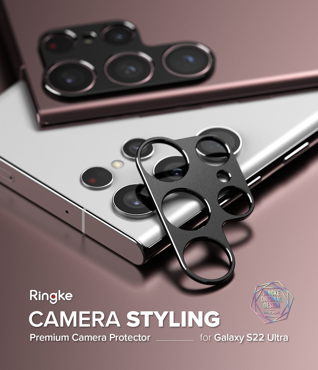 Samsung Galaxy S22 Ultra Lens protectors| Camera Styling| Black
