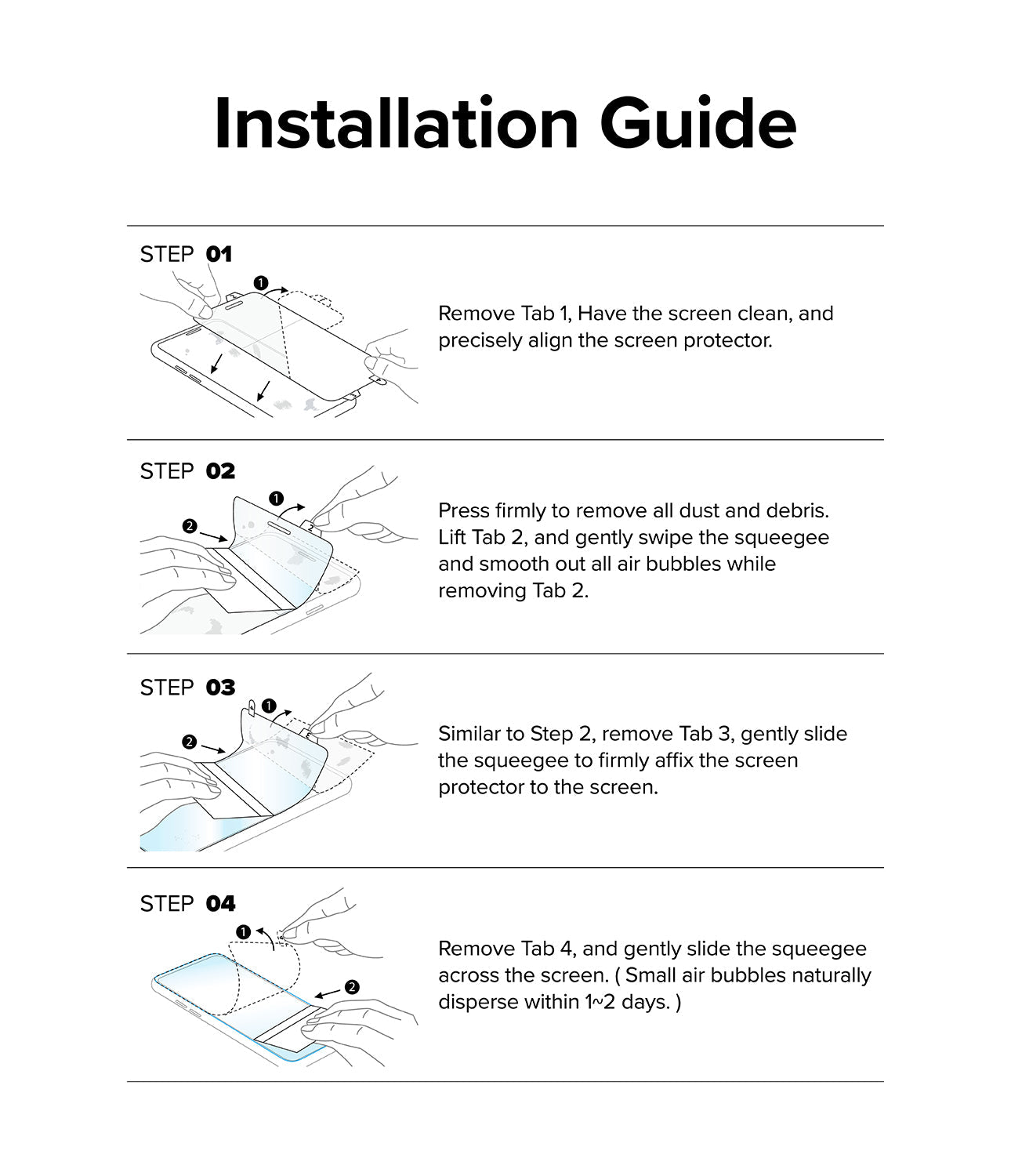 Samsung Galaxy S22 Ultra Screen Protector| Dual Easy Film| 2 Pack