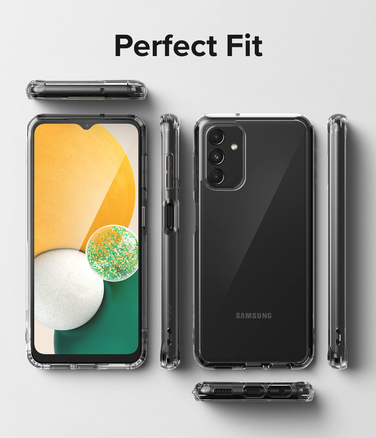 Samsung Galaxy A13 5G Case Cover| Fusion Series| Clear