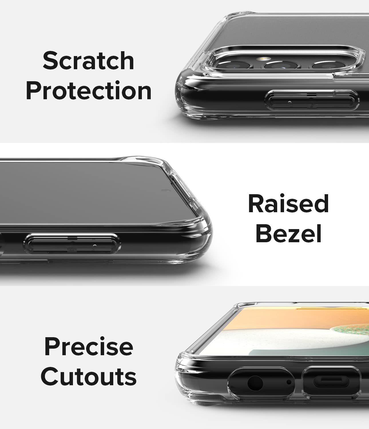 Samsung Galaxy A13 5G Case Cover| Fusion Series| Matte Clear