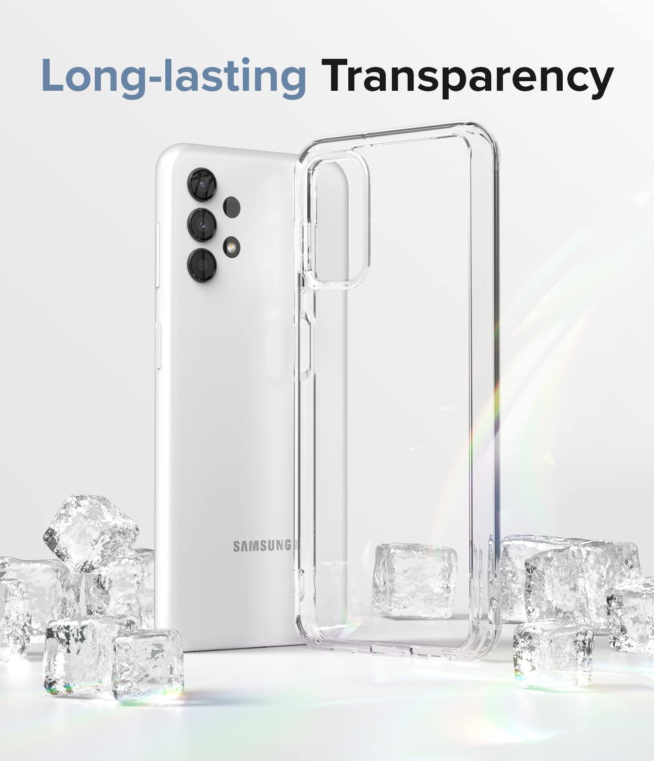 Samsung Galaxy A13 4G Case Cover| Fusion Series| Clear