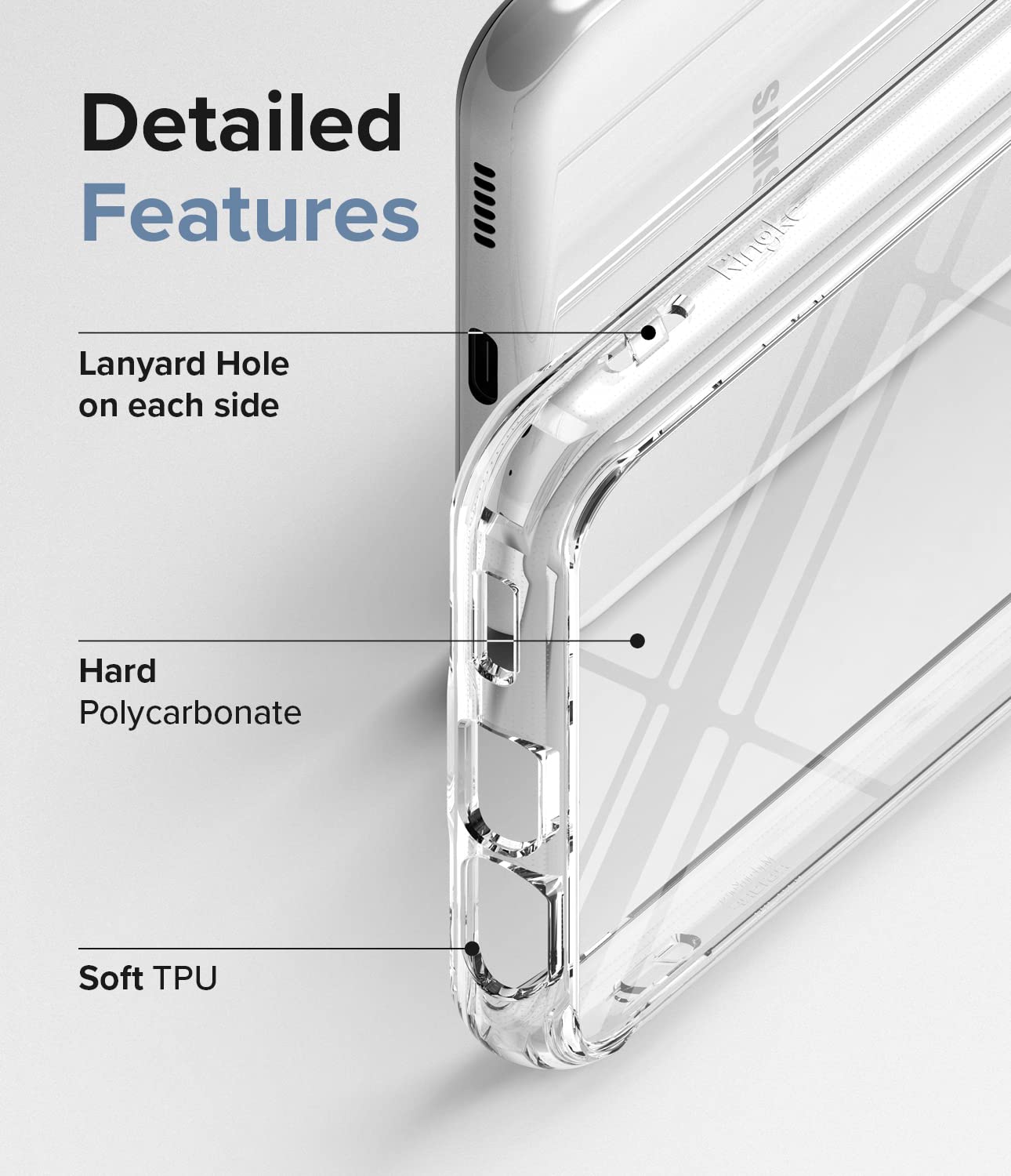 Samsung Galaxy A13 4G Case Cover| Fusion Series| Clear