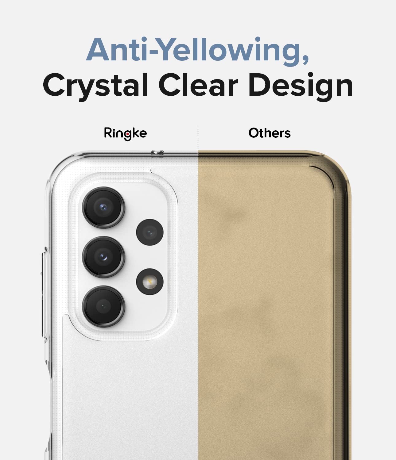 Samsung Galaxy A13 4G Case Cover| Fusion Series| Matte Clear