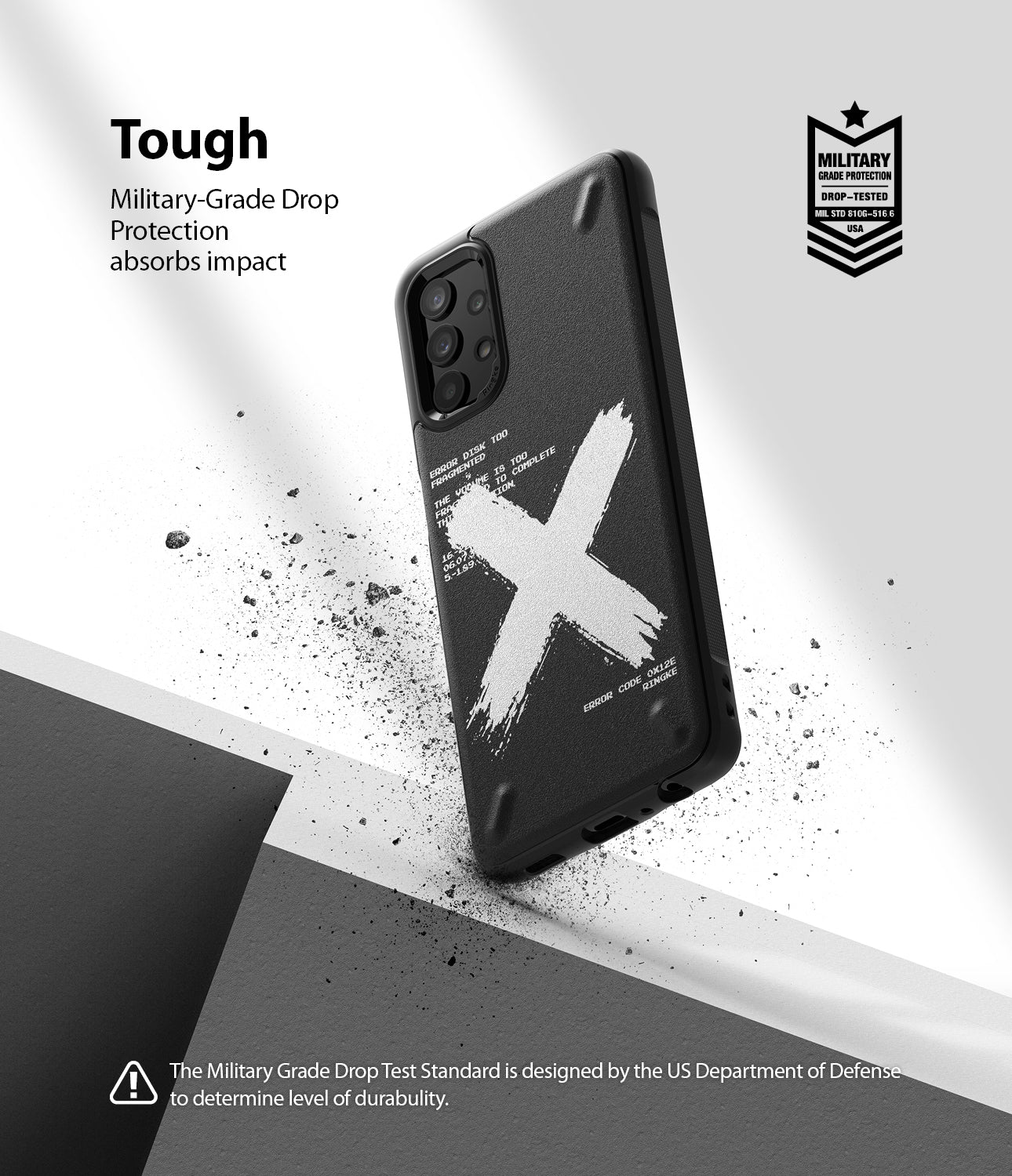 Samsung Galaxy A32 5G Case Cover| Onyx Series -X Design| Black