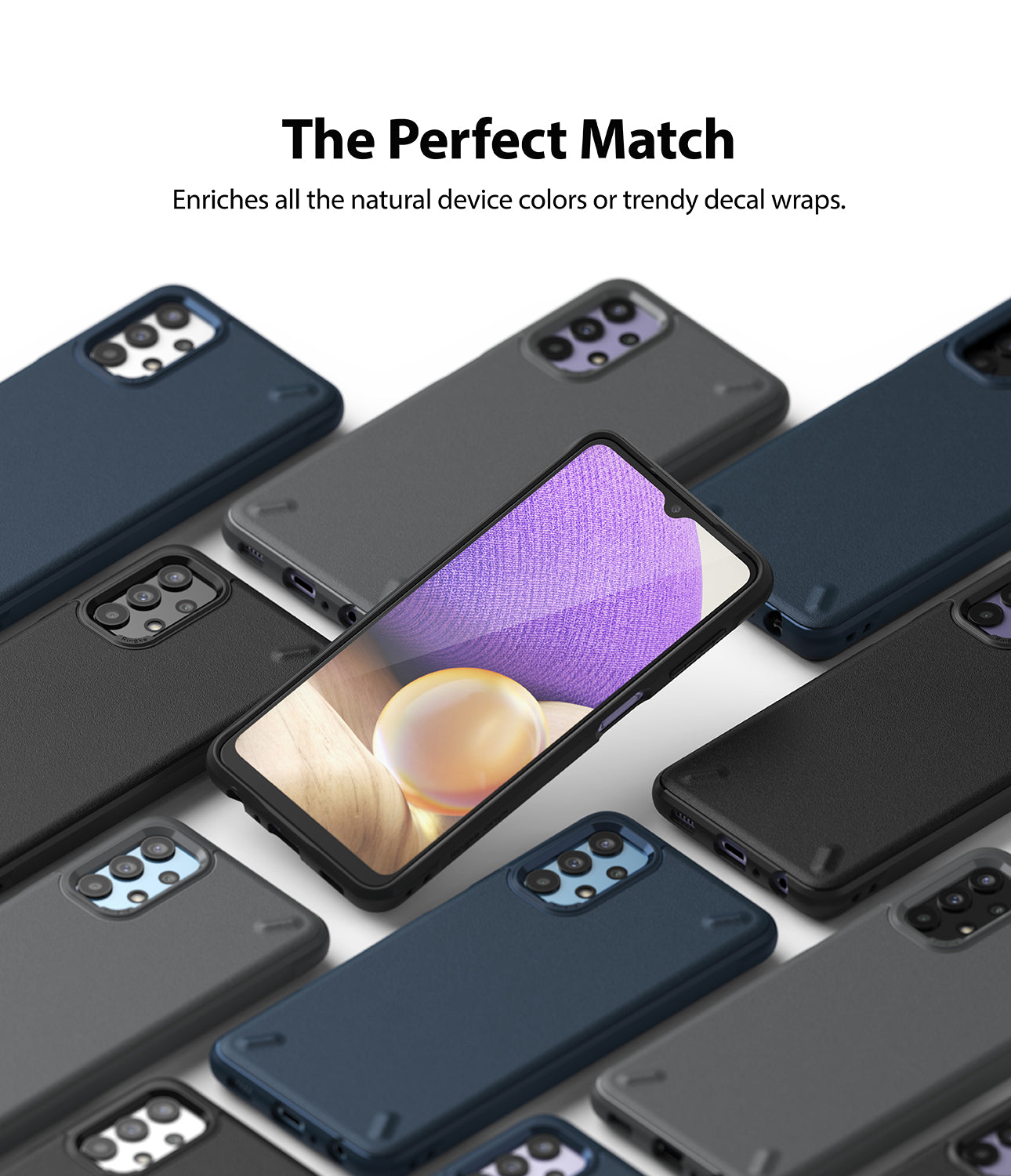 Samsung Galaxy A32 5G Case Cover| Onyx Series| Navy