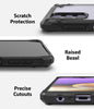 Samsung Galaxy A32 5G Case Cover| Fusion-X Series| Camo Black