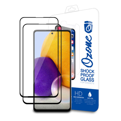 Samsung Galaxy A52 5G Screen Protector | Tempered Glass Protector | Black |Pack of 2