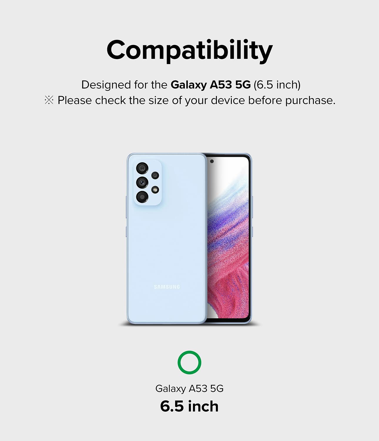 Samsung Galaxy A53 5G Screen Protector| Full Cover Tempered Glass| 2 Pack