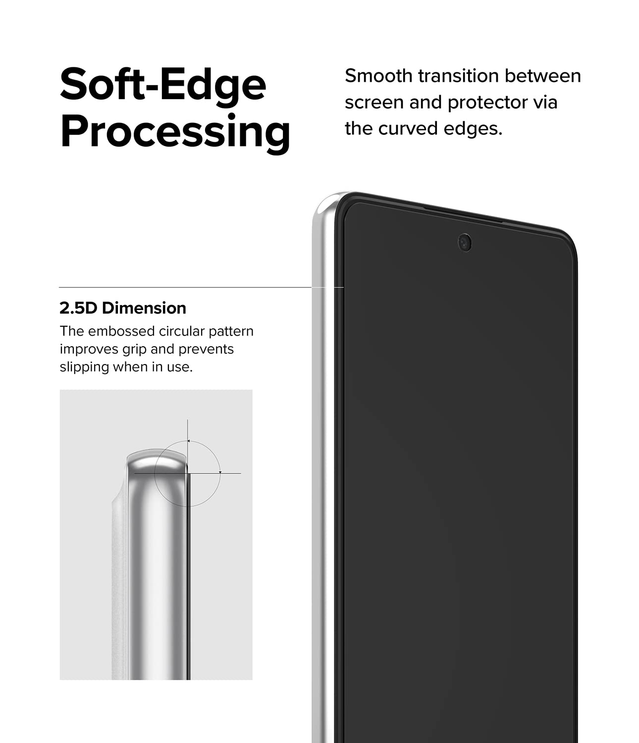 Samsung Galaxy A53 5G Screen Protector| Full Cover Tempered Glass| 2 Pack