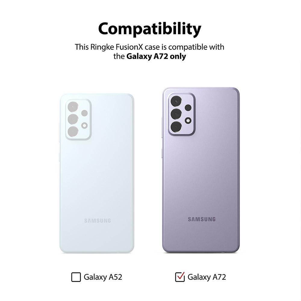 Samsung A72 5G Ringke Fusion X Case Black