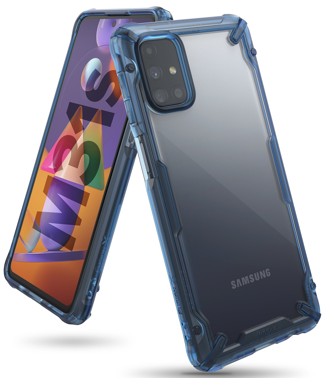 Samsung M31S Ringke Fusion X Case Blue