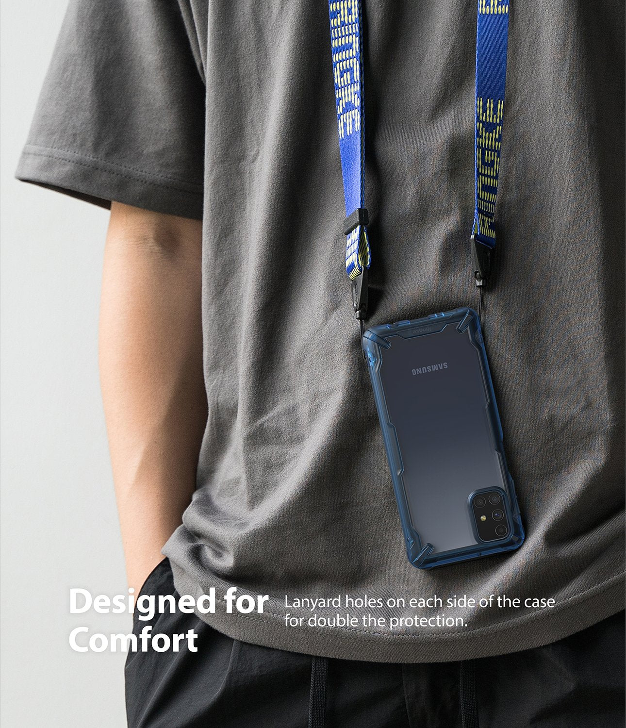 Samsung M31S Ringke Fusion X Case Blue