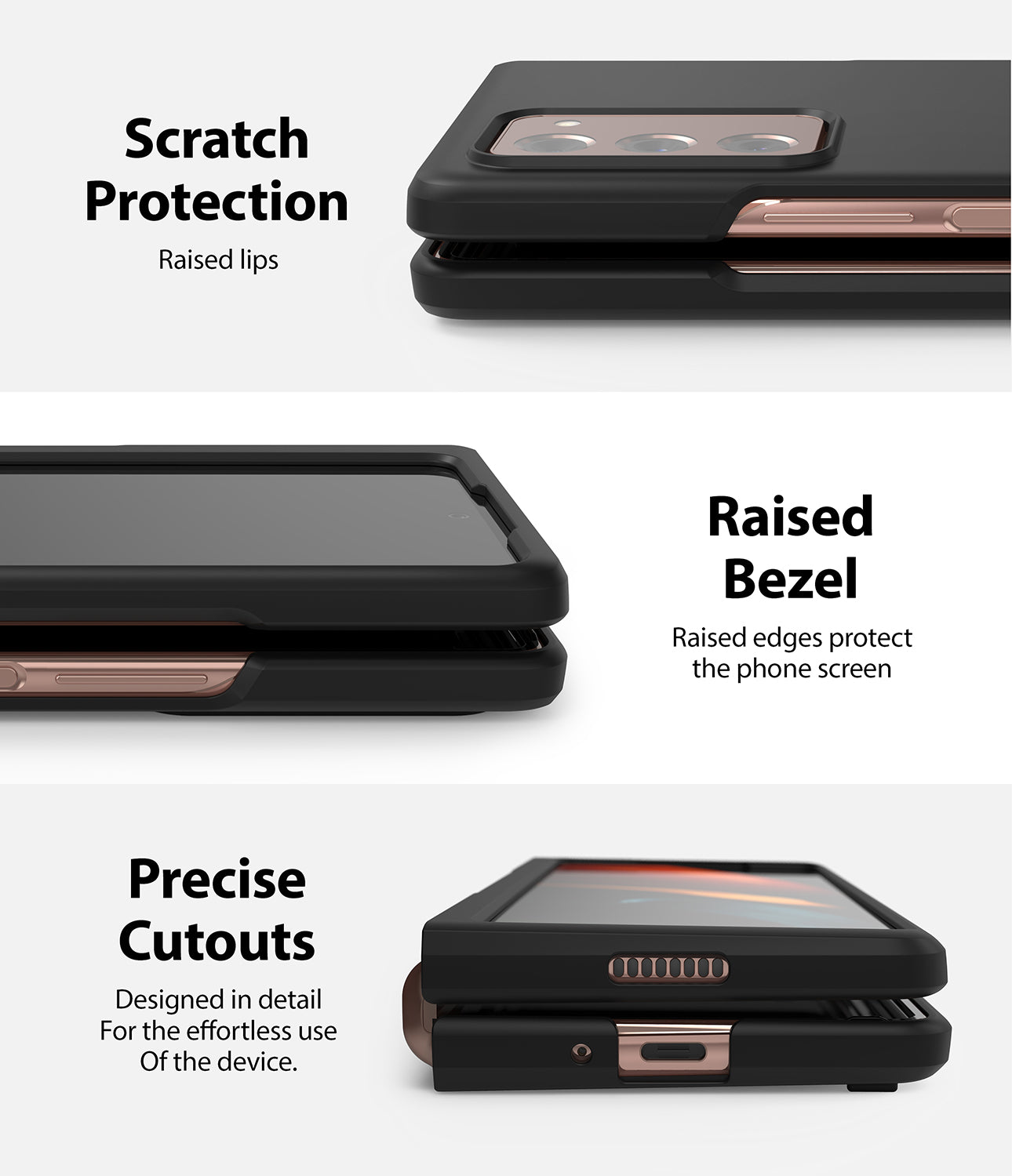 Samsung Z Fold 2 Ringke Slim Case Matte Black