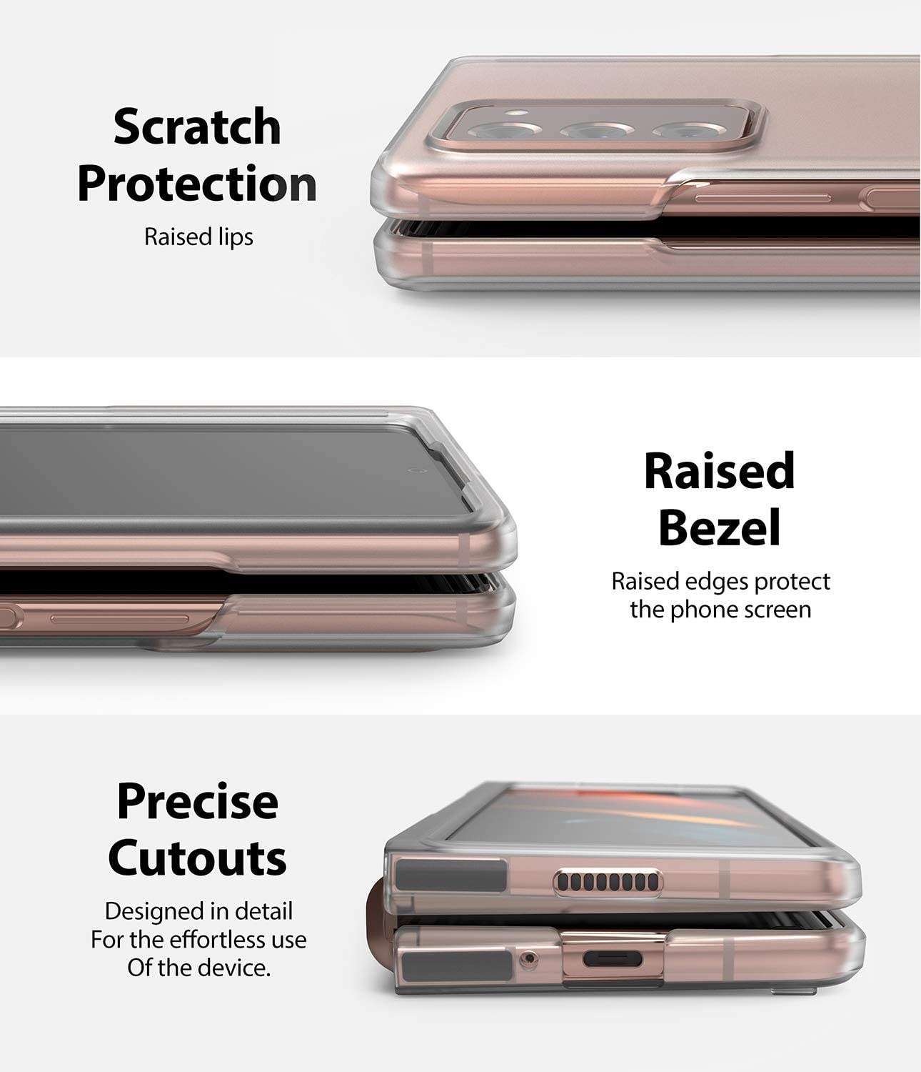 Samsung Z Fold 2 Ringke Slim Case Matte Clear