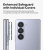 Samsung Galaxy Z Fold 5 Lens Protectors | Camera Lens Frame Glass | Black