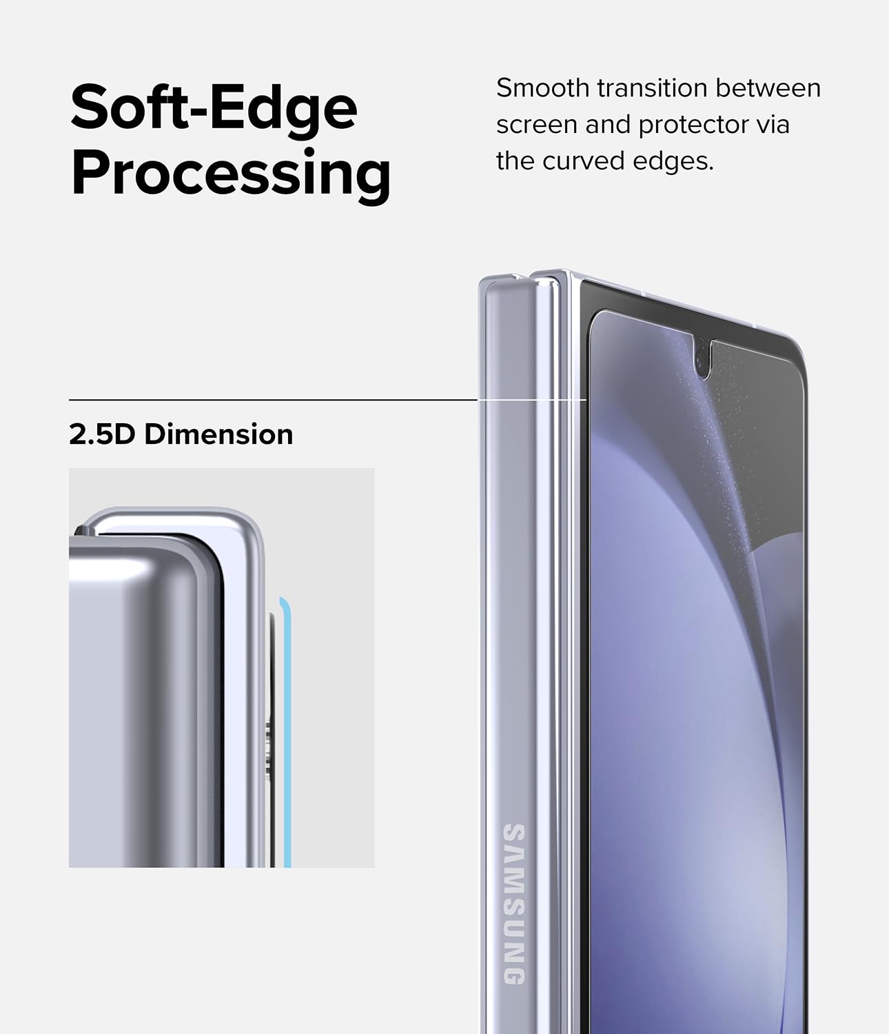 Samsung Galaxy Z Fold 5 Screen Protectors | Cover Display Glass |