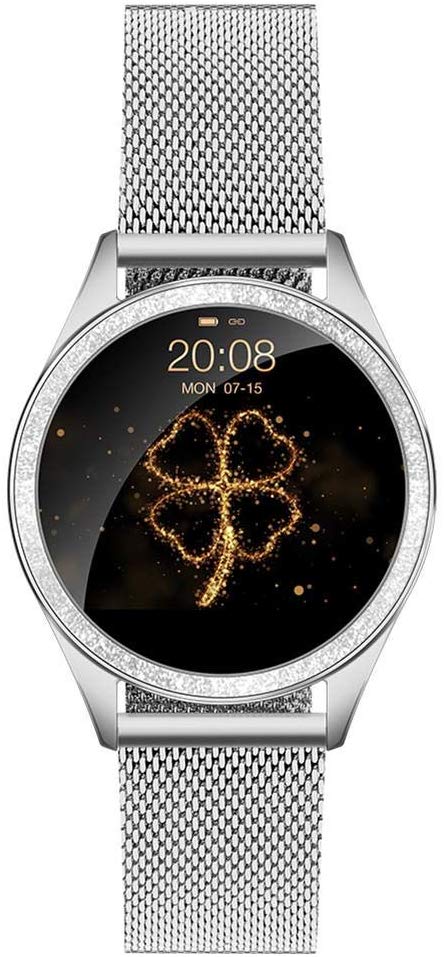 KW20 Smartwatch IP68 Waterproof Fitness Tracker For Women with Heart Rate Sleep Monitor Pedometer Physiological Cycle Multi-sports Modes