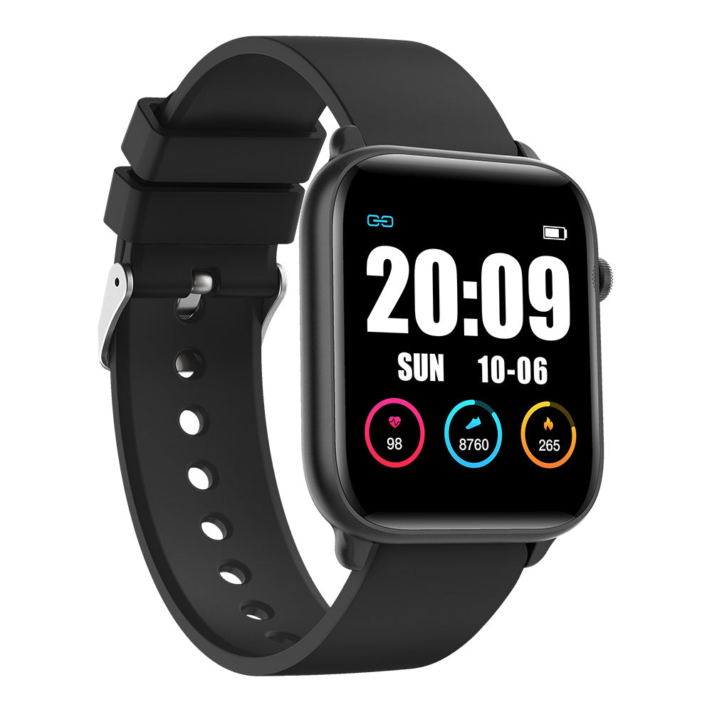 Smartwatch Fitness Tracker with Body Temperature Sensor Heart Rate Blood Pressure Monitor Sleep Tracker App Notifications Push