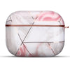AirPods 3rd Generation 2021 Marble Case|Full Body Protective Cover with Keychain| Rose & Gold