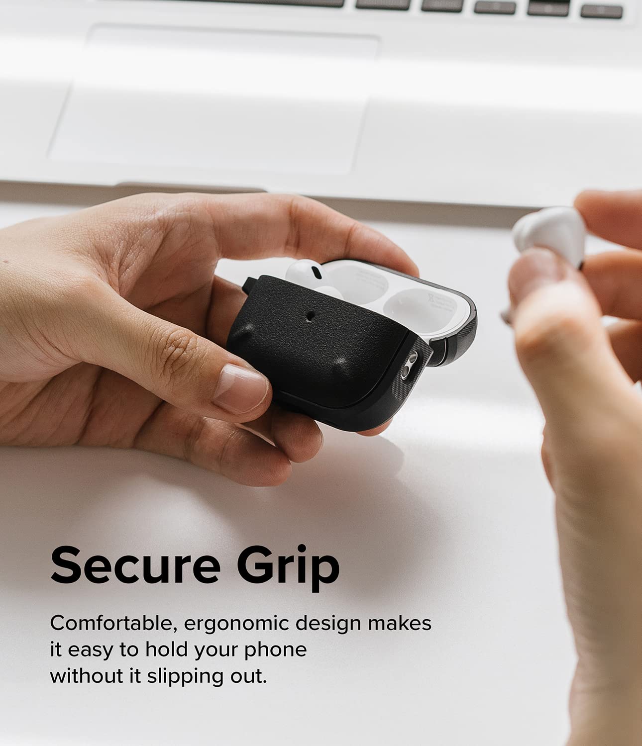 AirPods Pro  2nd  Case Cover | Onyx Series | Black