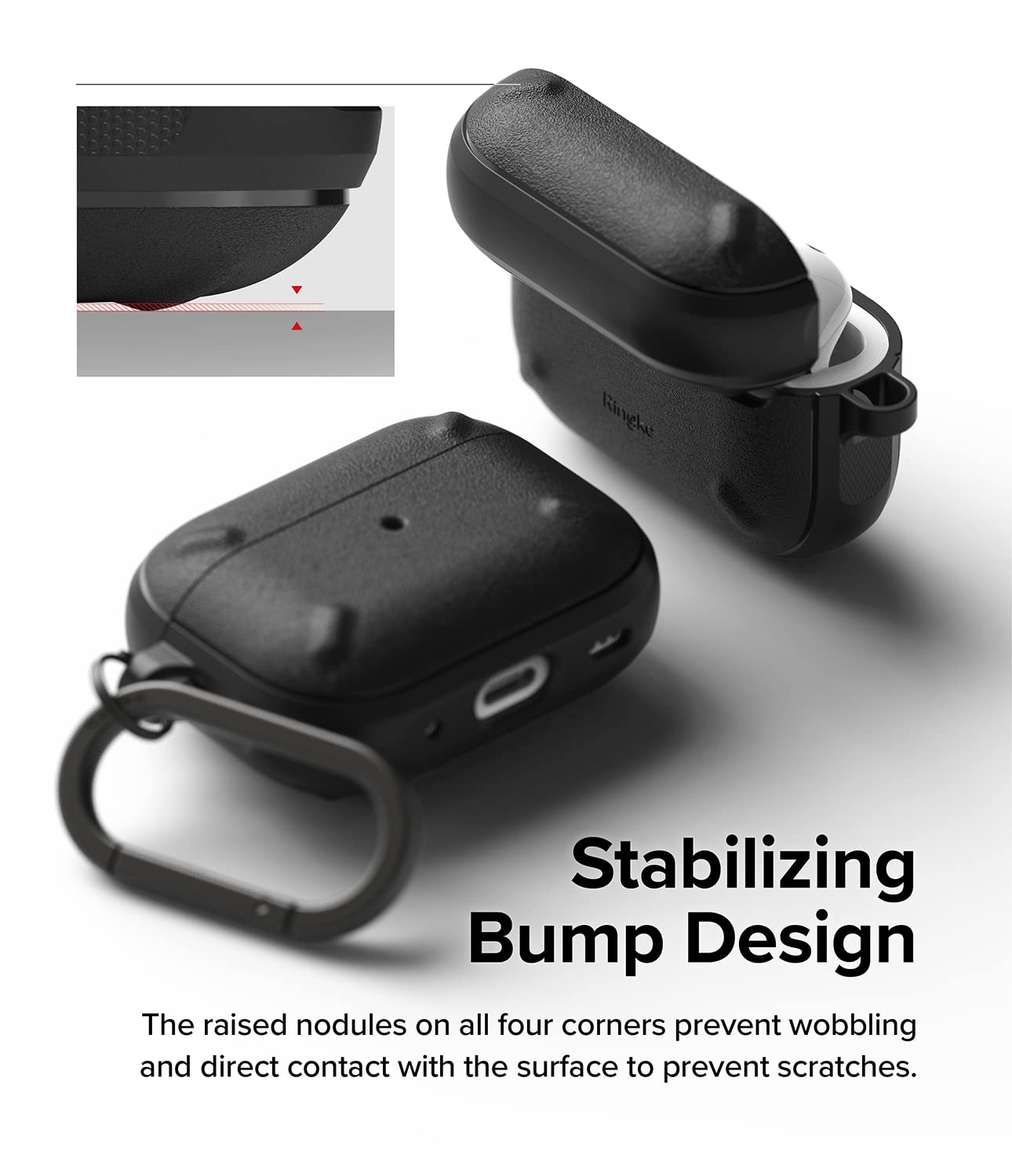 AirPods Pro  2nd  Case Cover | Onyx Series | Black